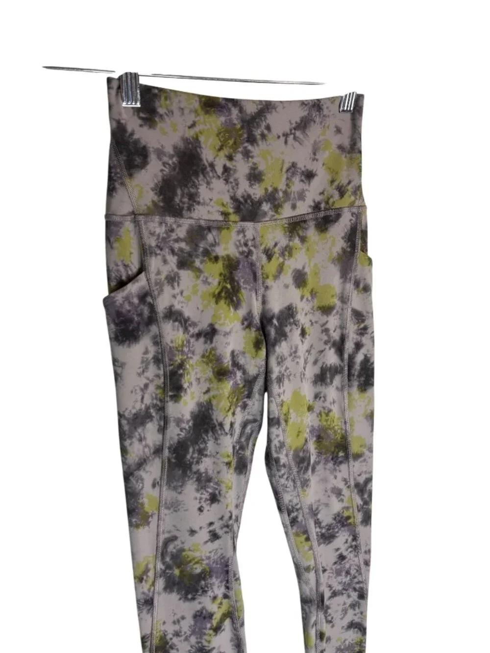 Lululemon Align High-Rise Pant Pockets Full Length Tie Dye Mauve Nulu-sz 4
